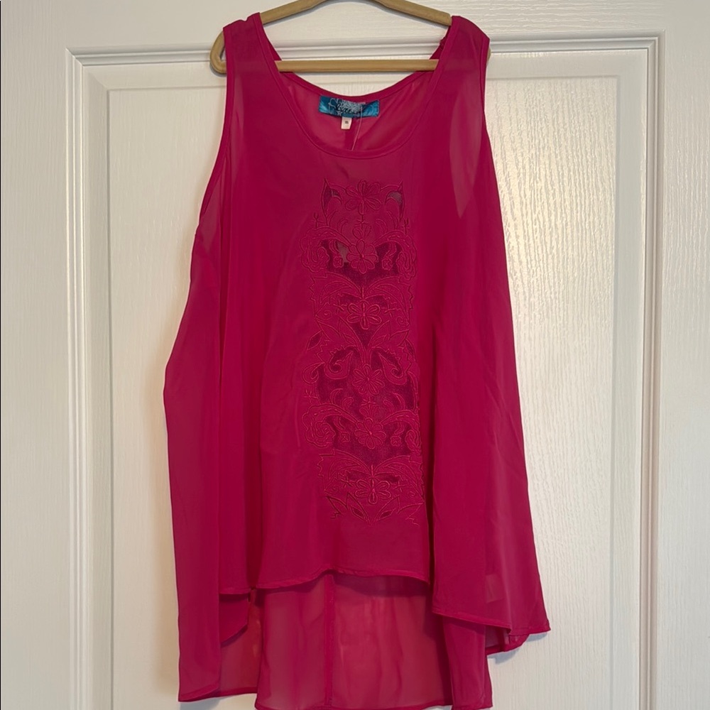 Pink Sleeveless Top